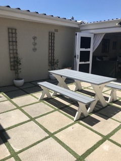 Patio braai area